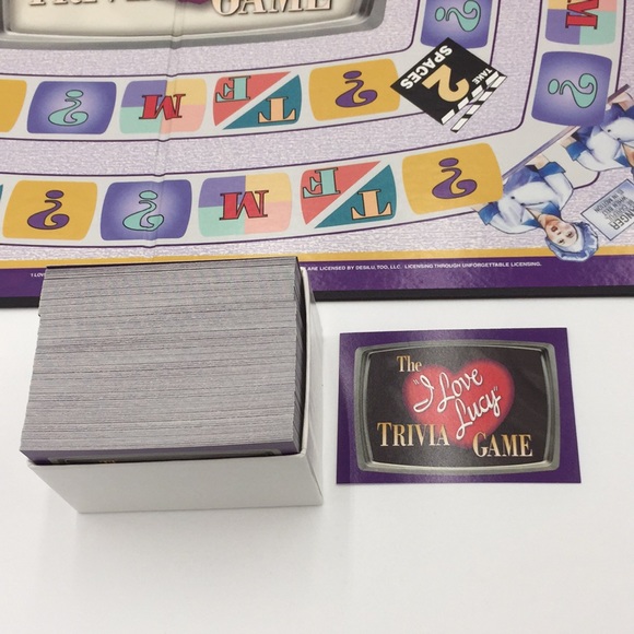 The I Love Lucy Trivia Game Television Show Board Game Vintage 1998 - Picture 8 of 14